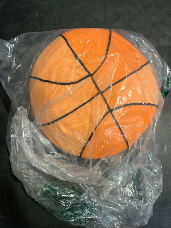 Photo 1 of CASAGOOD 12 Inch Fluffy Round Basketball Hugging Pillow Stuffed Plush Toy Soft Plushies Throw Pillows Kids' First Basketball Gift for Kids Or Baby