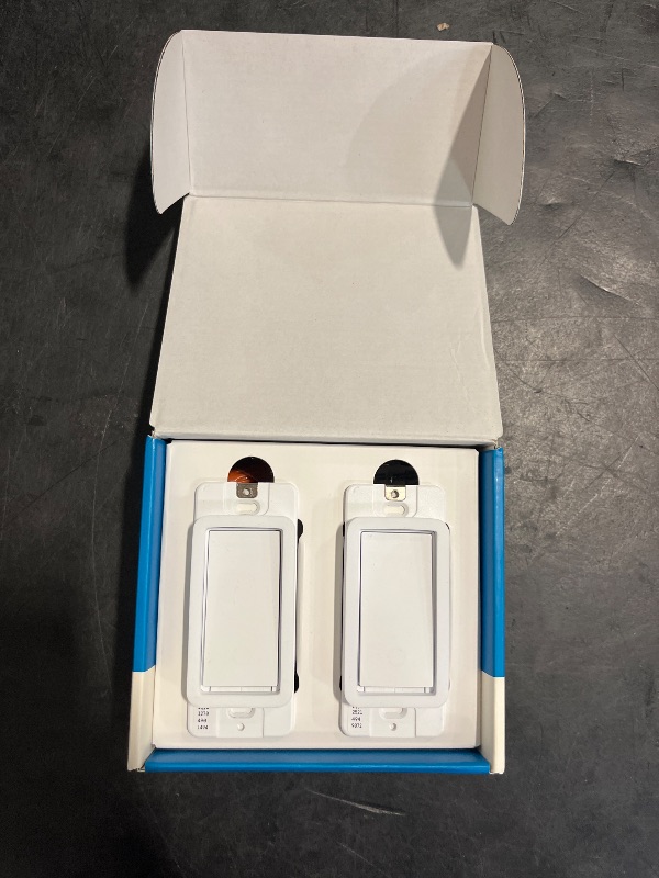 Photo 1 of TP-Link Tapo Matter Smart Light Switch: Voice Control w/Siri, Alexa & Google Home | UL Certified | Timer & Schedule | Easy Guided Install | Neutral Wire Required | Single Pole | Tapo S505(2-Pack)