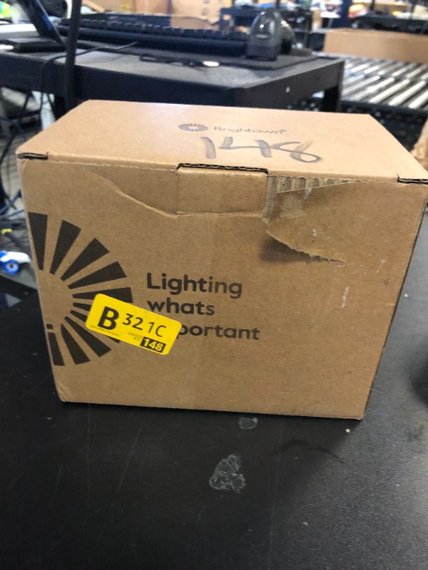 Photo 1 of Brightown 6 Pack LED Edison Light Bulbs, 6W, Equivalent 60W, High Bright 2700K Warm White,750 Lumens, Non-Dimmable, E26 Base ST58 Antique Filament Bulbs with 80+ CRI for Ceiling Fan Bathroom Porch