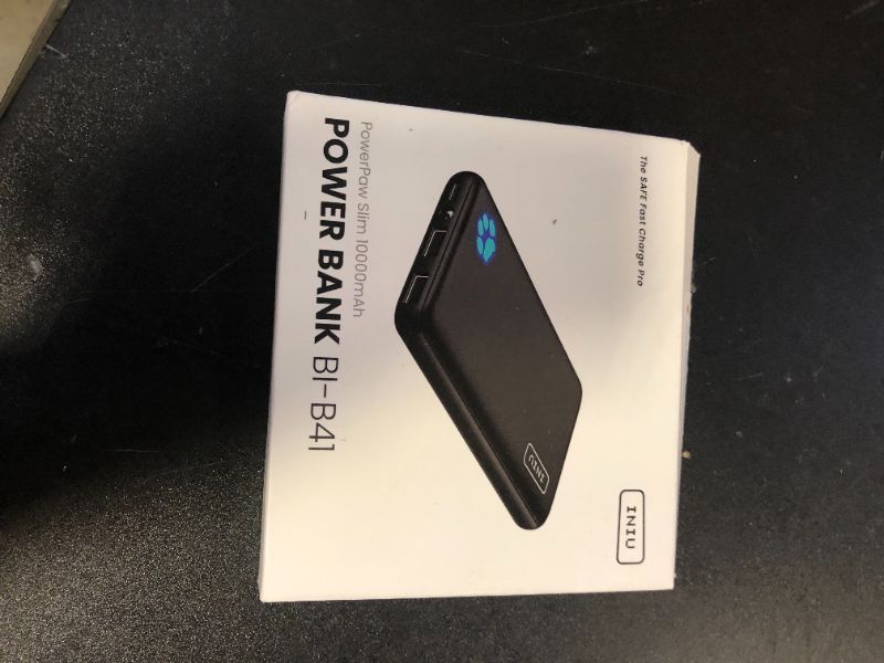 Photo 1 of INIU Portable Charger, Slimmest 10000mAh 5V/3A Power Bank, USB C in&out High-Speed Charging Battery Pack, External Phone Powerbank Compatible with iPhone 16 15 14 13 12 Samsung S22 S21 Google iPad etc
