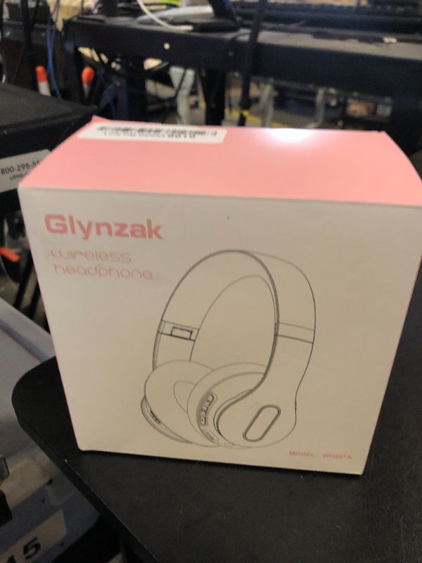 Photo 1 of Glynzak Wireless Bluetooth Headphones Over Ear 65H Playtime HiFi Stereo Headset with Microphone and 6EQ Modes Foldable Bluetooth V5.3 Headphones for Travel Smartphone Computer Laptop Rose Gold