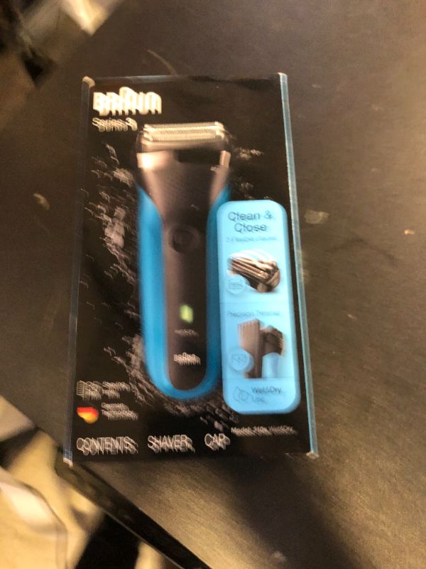 Photo 1 of Braun Electric Razor for Men, Series 3 310s Electric Foil Shaver, Rechargeable, Wet & Dry