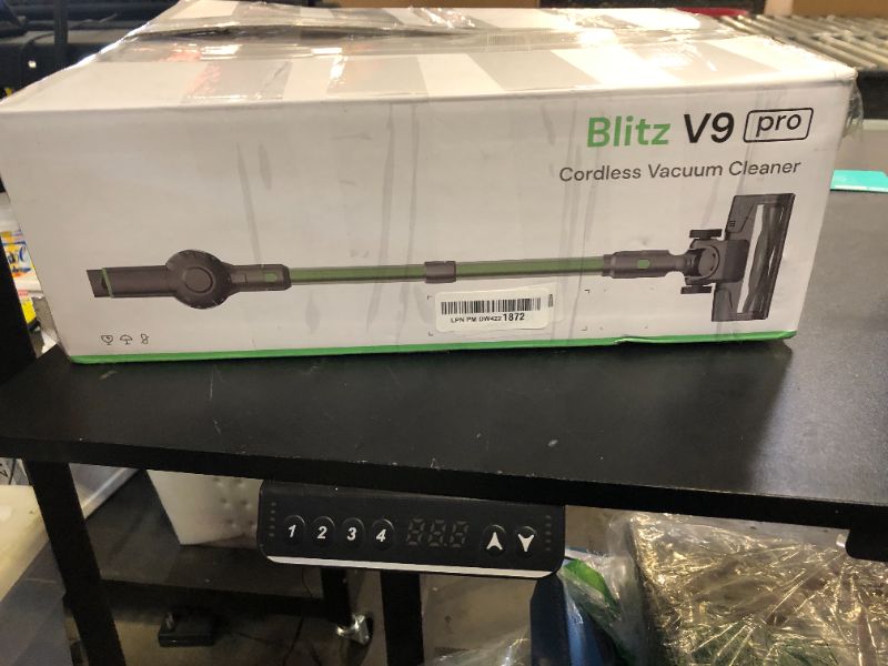 Photo 1 of Vexilar V9PRO Cordless Stick Vacuum Cleaner - 30Kpa Powerful Suction with Brushless Motor, Self Standing Design, 45 Mins Runtime, LED Display, 6 in 1 Lightweight Vacuum for Home Hard Floor (Green)