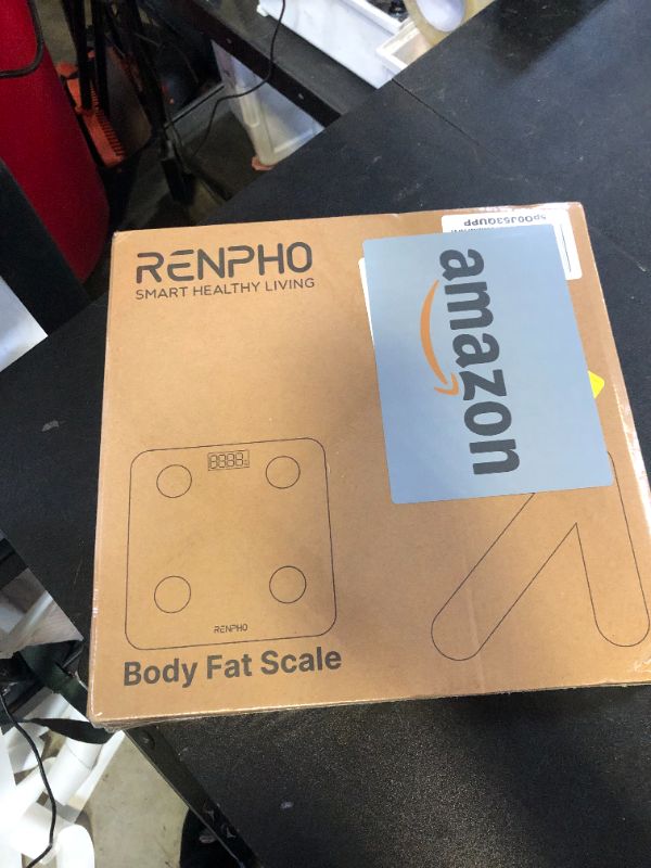 Photo 1 of RENPHO Scale for Body Weight, Digital Weighing Elis Scales with Body Fat, FSA/HSA Eligible Smart Bluetooth Body Fat Measurement Device, Body Composition Monitor with Smart App, 396lbs