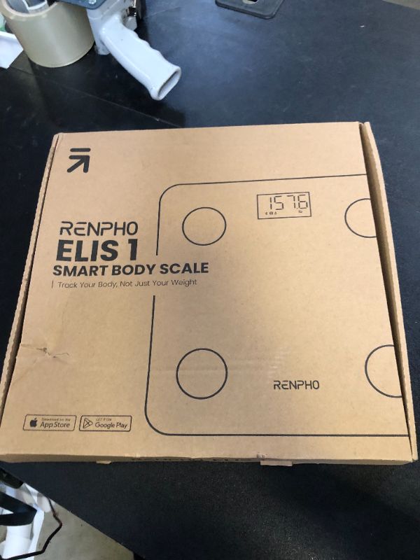 Photo 1 of RENPHO Smart Scale for Body Weight, FSA HSA Eligible, Digital Bathroom Scale BMI Weighing Bluetooth Body Fat Scale, Body Composition Monitor Health Analyzer with Smartphone App, 400 lbs - Elis 1