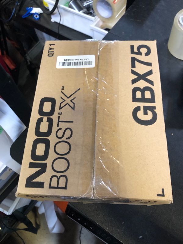 Photo 1 of NOCO Boost X GBX75 2500A 12V UltraSafe Portable Lithium Jump Starter, Car Battery Booster Pack, USB-C Powerbank Charger, and Jumper Cables for up to 8.5-Liter Gas and 6.5-Liter Diesel Engines