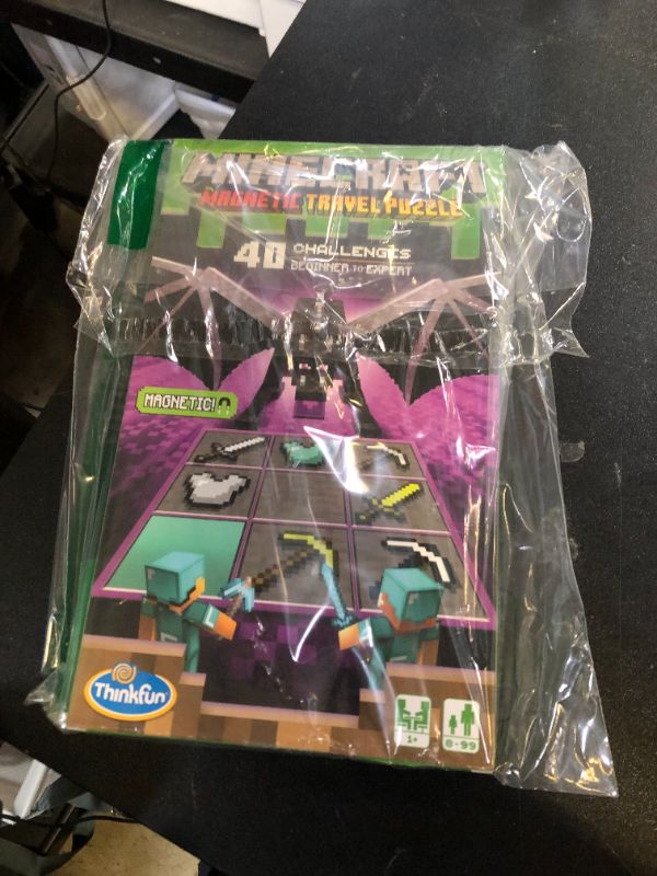 Photo 1 of ThinkFun Minecraft Magnetic Travel Puzzle Logic Game & STEM Toy For Kids Ages 8 & Up