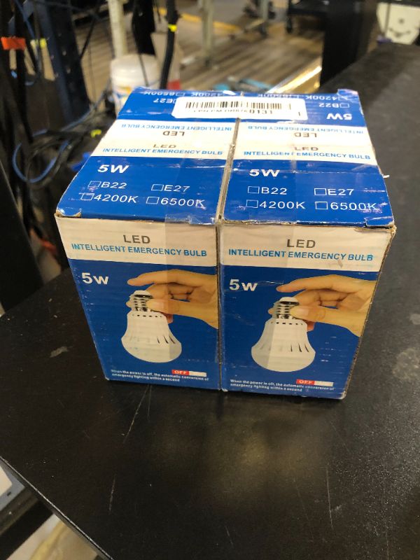 Photo 1 of Emergency LED Light Bulb, Epicgadget 4 Pack 5W White Light Magical Emergency LED Light Bulb E27