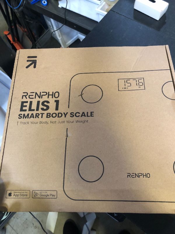 Photo 1 of RENPHO Smart Scale for Body Weight, FSA HSA Eligible, Digital Bathroom Scale BMI Weighing Bluetooth Body Fat Scale, Body Composition Monitor Health Analyzer with Smartphone App, 400 lbs - Elis 1