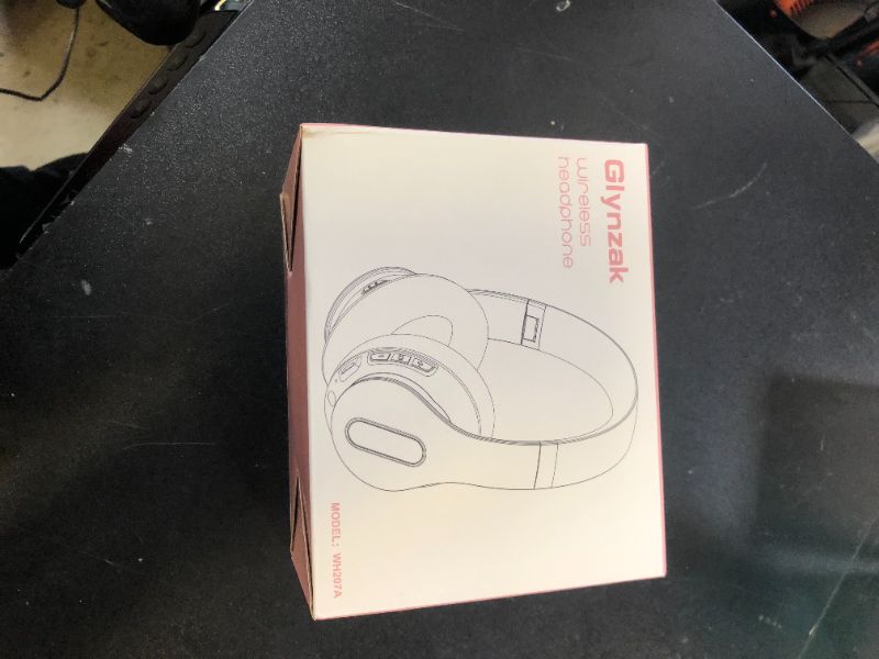 Photo 1 of Glynzak Wireless Bluetooth Headphones Over Ear, 65H Playtime HiFi Stereo Headset with Microphone and 6EQ Modes Foldable V5.3 Bluetooth Wireless Headphones for Travel Computer Laptop