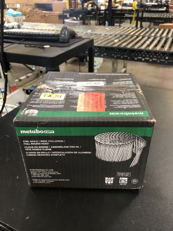 Photo 1 of Metabo HPT Siding Nails | 1-1/4-Inch x .092-Inch | Collated Wire Coil | Full RoundHead | Ring Shank | Hot-Dipped Galvanized | 3600 Count | 13361HPT