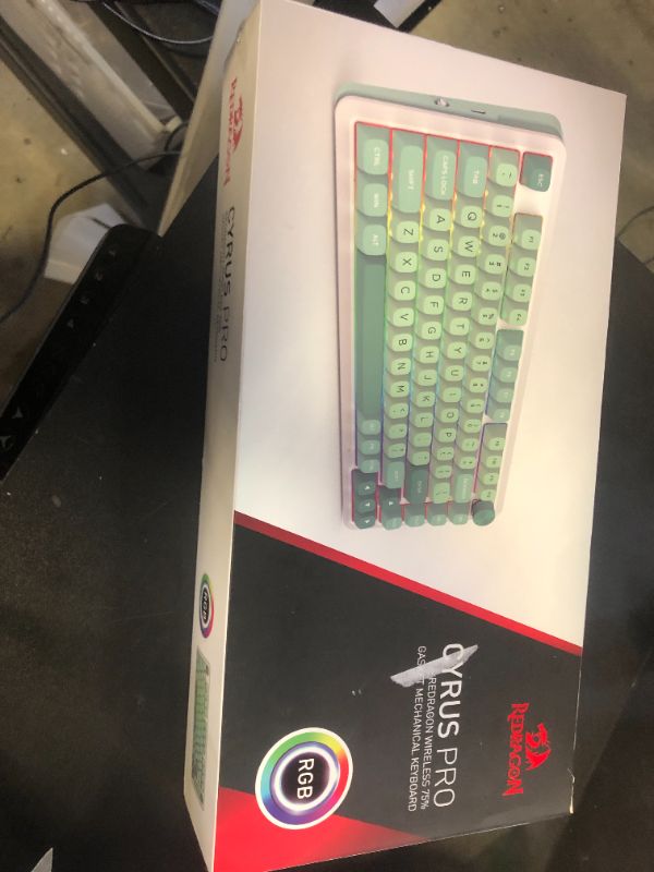 Photo 1 of Redragon K681 Wireless Mechanical Keyboard, Gasket Mounted RGB Gaming Keyboard with Volume Knob, MDA-Profile, Pre-Lubed Linear Switches, 81 Keys 75? Tri-Mode Hot Swappable for PC/Xbox/Ps4/5