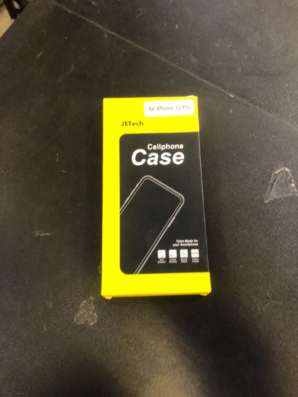 Photo 1 of JETech Case for iPhone 13 Pro 6.1-Inch, Non-Yellowing Shockproof Phone Bumper Cover, Anti-Scratch Clear Back (Clear)