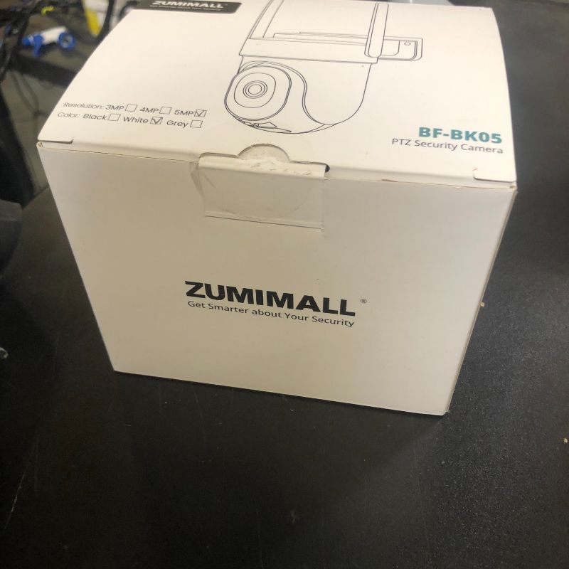 Photo 1 of ZUMIMALL 5MP 5G Security Camera Outdoor Wired, 24/7 Recording Security Camera, WiFi Cameras for Home Security Outdoor, Plug-in Power, 360° Auto Tracking,Noise Detect,Cloud, Compatible with Alexa, IP66