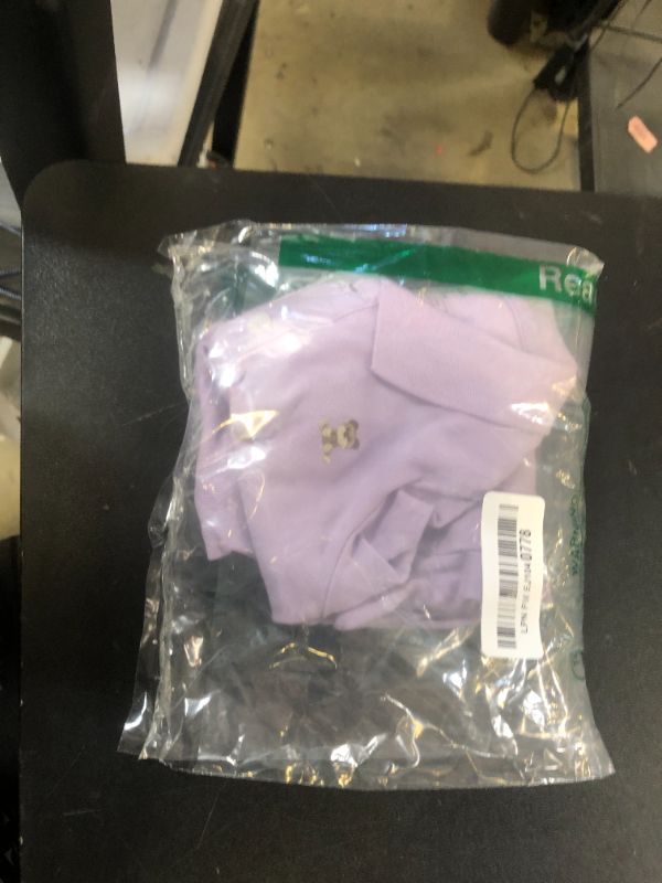 Photo 1 of SUYEORLI Baby Polo Romper Cotton Short Sleeve Embroidery Bear Jumpsuit 3-24 Months (18-24 Months, Purple)