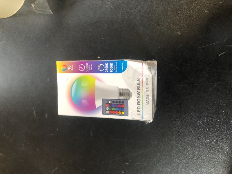 Photo 1 of AFINSEA RGB Color Changing Light Bulbs,9W RGB LED Light Bulbs,40W Equivalent A19 E27/E26 Warm White 6500K,16 Color Multicolor Light Bulb Dimmable Light for Home Party Bedroom Outdoor(1Pack)