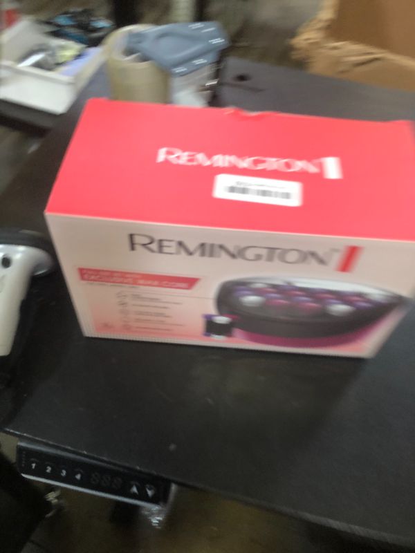 Photo 1 of Remington Ionic Conditioning Hair Setter, 20 Velvet Hair Rollers, 6 Large (1¼”), 10 Medium (1"), 4 Small (¾”), Blowout Style Hair Curlers