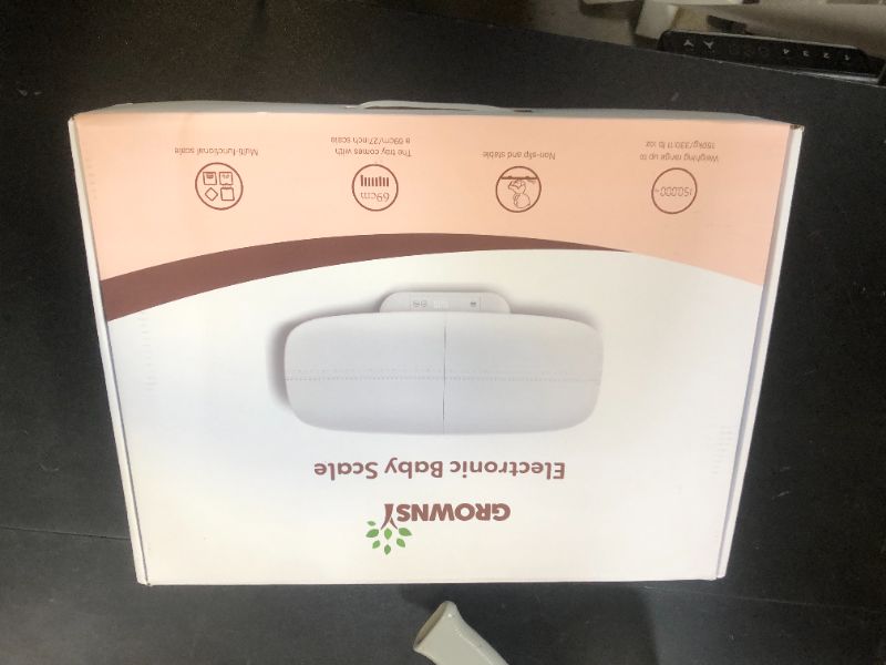 Photo 1 of Baby Scale, Multifunctional Baby Weight Scale, Pet Scale for Puppy, Cat, Adult Scale Up to 330lbs, Accurate Digital Scale with Hold Function, 27-inch Height Measurement, 5 Units, LED Screen