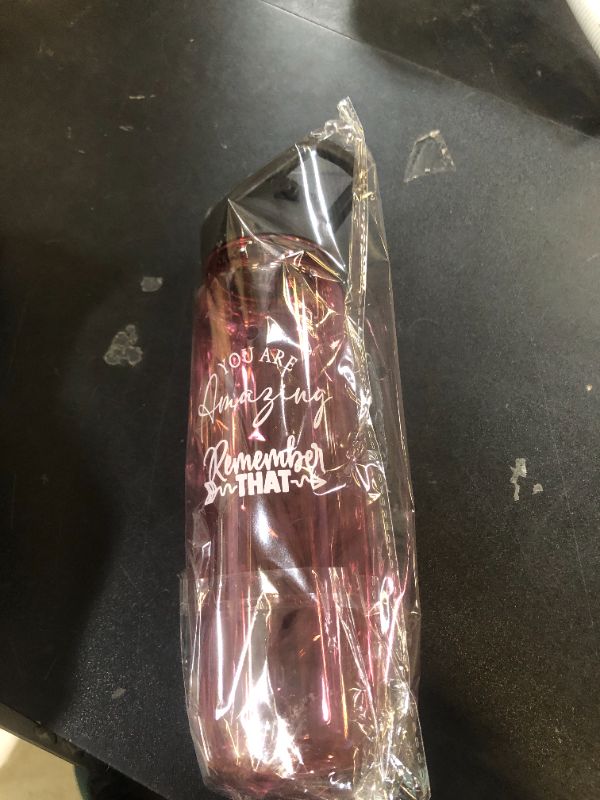 Photo 1 of You Are Amazing Remember That Portable Sport Water Bottles with Saying Quotes