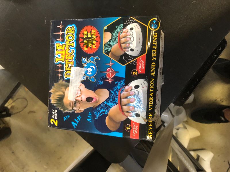 Photo 1 of OUKEYI Micro Electric Shock Lie Detector, Shocking Liar Party Game Interesting True or Dare Game Lie Detector Joke Toys Polygraph Entertainment Shock Game