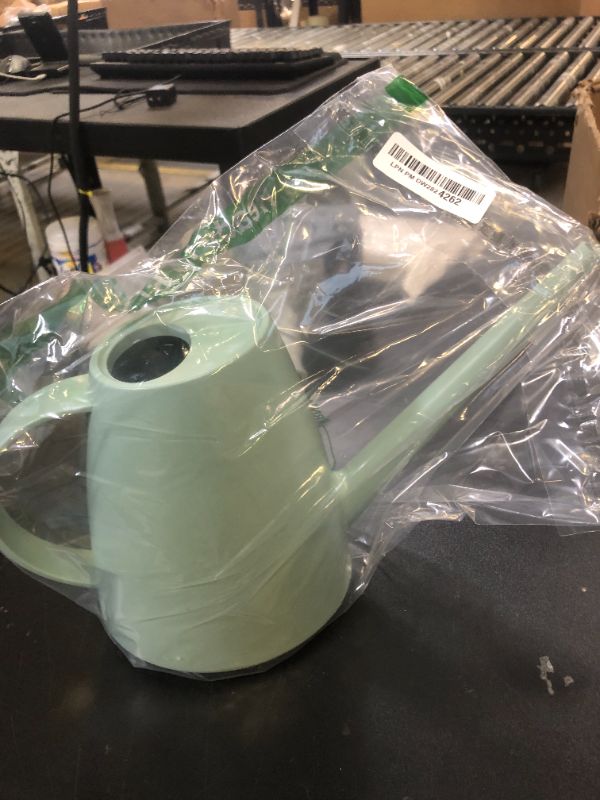 Photo 1 of Watering Can for Indoor Plants, Small Watering Cans for House Plant Garden Flower, Long Spout Water Can for Outdoor Watering Plants 1. 8L 1/2 Gallon (Green)