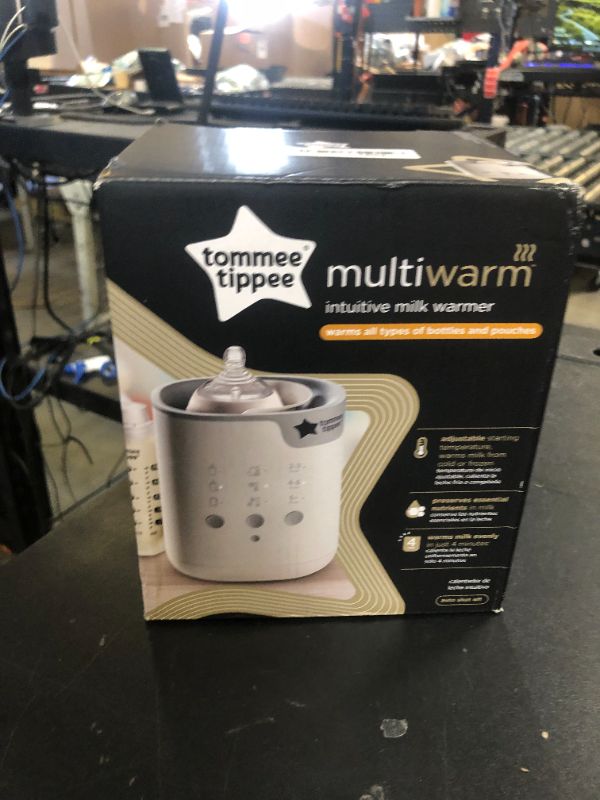 Photo 1 of Tommee Tippee Multiwarm Bottle and Pouch Warmer, White, Warms Baby Feeds to Body Temperature in Minutes, Automatic Timer and Shut Off