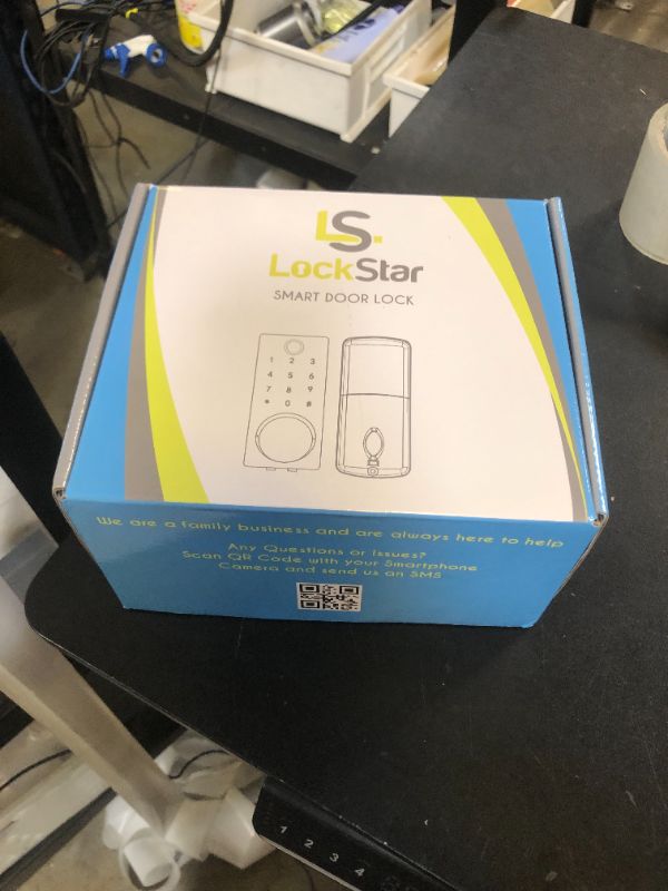 Photo 1 of LOCKSTAR® Smart Door Lock • Keyless Entry Deadbolt Door Lock • Multiple Entry Methods – APP • Fingerprint Touch ID • Keypad Code • Card FOB • Traditional Key • Smart Home Devices