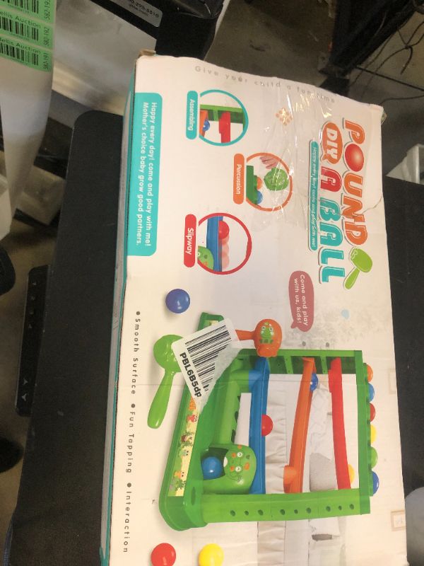 Photo 1 of OCHIDO Toddlers Toys for1 2 3 Years Old Kids, Pound A Ball Included 2 Hammer & 12 Balls, Montessori Toys for Interactive Game for Boys and Girls, Early Learning Educational Gift
