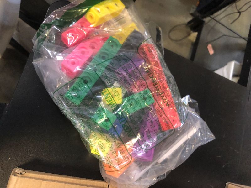 Photo 1 of Learning Resources MathLink Cubes - Set of 100 Cubes, Ages 5+ Kindergarten, STEM Activities, Math Manipulatives, Homeschool Supplies, Teacher Supplies