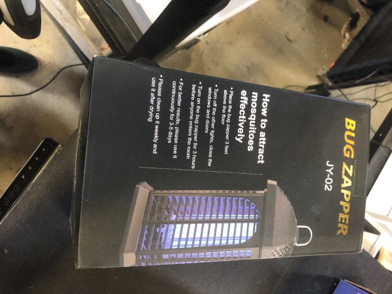 Photo 1 of Bug Zapper Indoor Outdoor, 4200V Electric Mosquito Zapper, Bug Zapper Outdoor, Fly Traps, Fly Zapper, Mosquito Killer Indoor 3 Prong Plug, 90-130V, ABS Plastic Outer