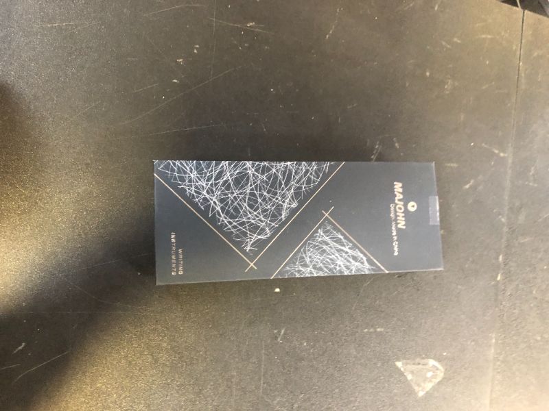 Photo 1 of Majohn A1 Press Fountain Pen Fine Nib with Box, Retractable Blue Metal Ink Pen with Converter Writing Set (Black Clip Version)