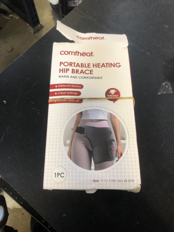 Photo 1 of Comfheat Cordless Hip Heating Pad for Hip/Sciatica Pain Relief - 5000mAh Battery Included, Heated Hip Wrap for Women, Men, Electric Hip Heat Pad (S/M/L)