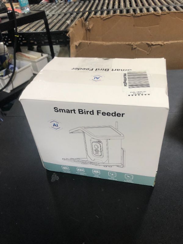 Photo 1 of Smart Bird Feeder with Camera for Outdoors,Squirrel Proof Bird Feeders for Outside Hummingbird Birdhouse with Solar Powered, 2.5k HD Auto Capture&Ai Identification,Watching Gifts for Birds Lovers