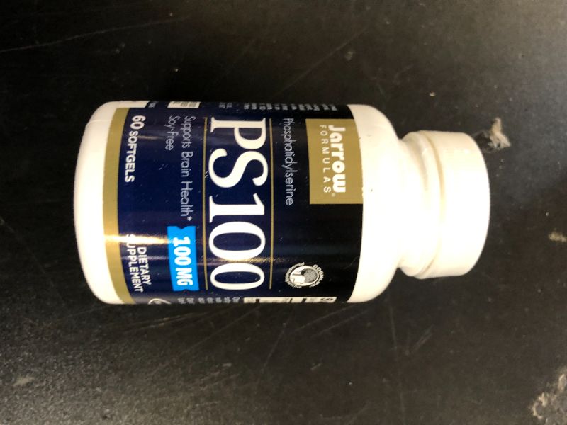 Photo 1 of Jarrow Formulas PS 100 - 60 Softgels, Pack of 2 - 100 mg Phosphatidylserine (PS) - Supports Brain Health - Soy Free - Up to 120 Total Servings