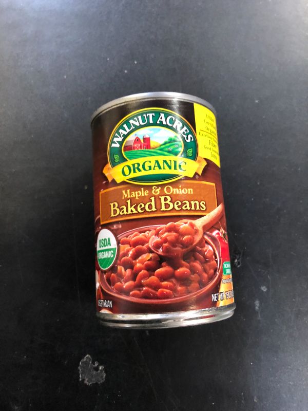 Photo 1 of WALNUT ACRES BEAN BAKED MAPLE ONION ORG, 15 OZ, PK- 12