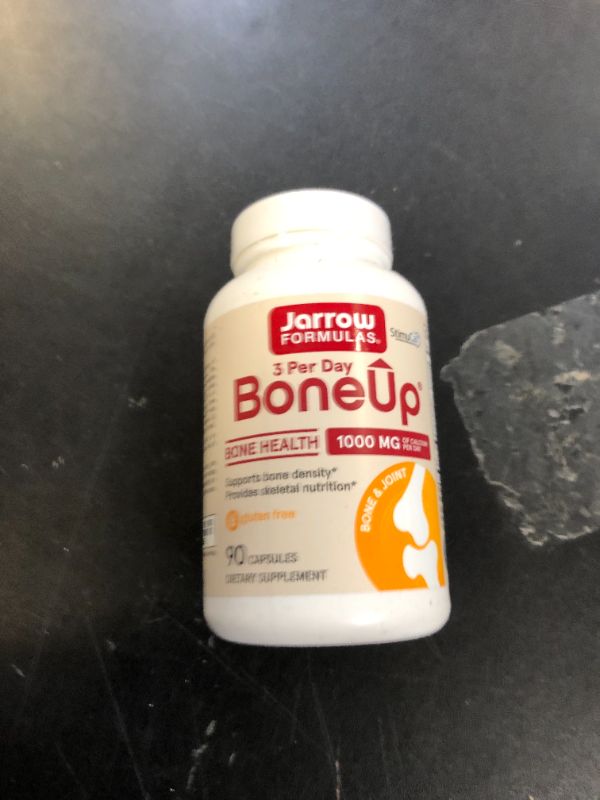 Photo 1 of Jarrow Formulas BoneUp Three Per Day for Bone Density and Skeletal Nutrition, Includes Vitamin D3, K2 (as MK-7) and Calcium, 90 Capsules, 30 Day Supply