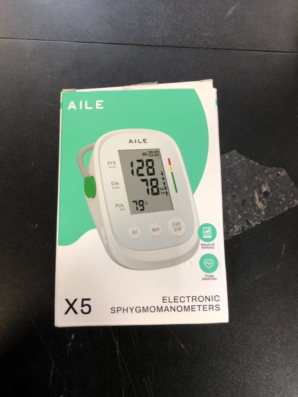 Photo 1 of Blood Pressure Monitor, AILE Blood Pressure Machine Upper Arm Large Cuff(8.7"-16.5"), High Automatic Blood Pressure Monitors Cuff for Home Use, (BP) Manual Arm Blood Pressure Monitors, 2 * 99 Memory