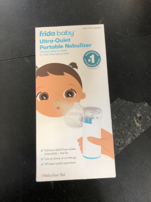 Photo 1 of Frida Baby Nebulizer for Babies, Portable Nebulizer for Kids, Babies & Infants, Ultra-Quiet Handheld Nebulizer with Mask + Diffuser, Congestion + Flu Relief