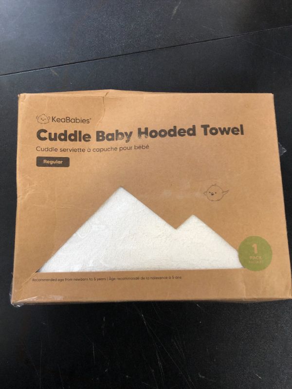Photo 1 of KeaBabies Hooded Baby Towel for Newborn - Viscose Derived from Bamboo Large Baby Bath Towels with Hood for Boys, Girls, Toddler, Extra Absorbent & Soft Newborn Bath Essentials (Lamb)