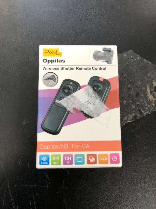 Photo 1 of Pixel Digital Wireless Remote Shutter Release Switch N3 Compatible with Canon 5D Mark-III/Mark-IV 5D R5 R5C 10D 1DX 1DC 1DS 1D 5DS 5DSR 20D 6D 7D-Mark-II 7D 50D 40D 30D D60 D30 D2000 Replaces RS-80N3