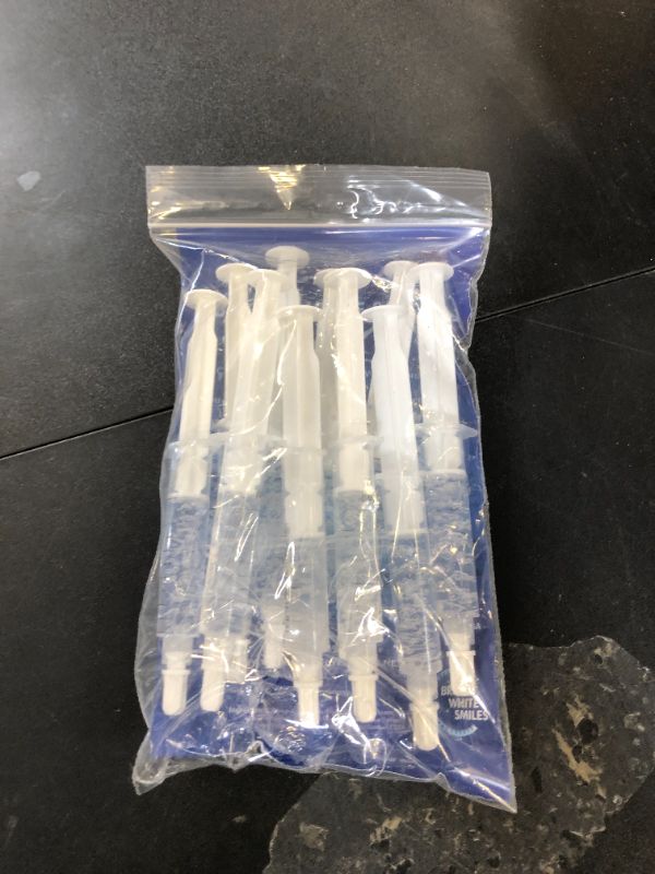 Photo 1 of Bright White Smile 35% Teeth Whitening Gel Refills 10 Pack Bleaching Gel, No Sensitive Teeth Whitener, Great for Sensitive Tooth Whitening, Works with Teeth Whitening LED Light and Trays (10 X 5ML)