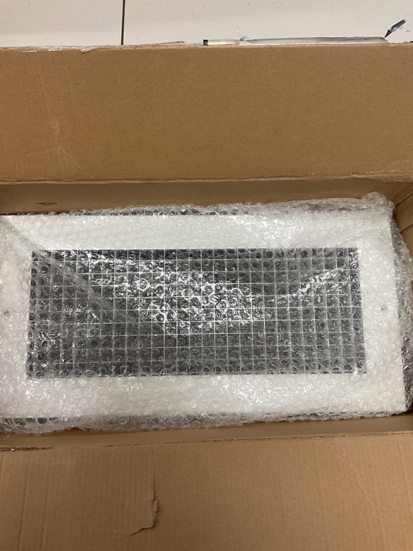Photo 1 of HVAC Premium 6'' x 18'' or 18'' x 6'' Cube Core Eggcrate Return Air Grille - Aluminum Rust Proof - HVAC Vent Duct Cover - White [Outer Dimensions: 7.75'' x 19.75'']
