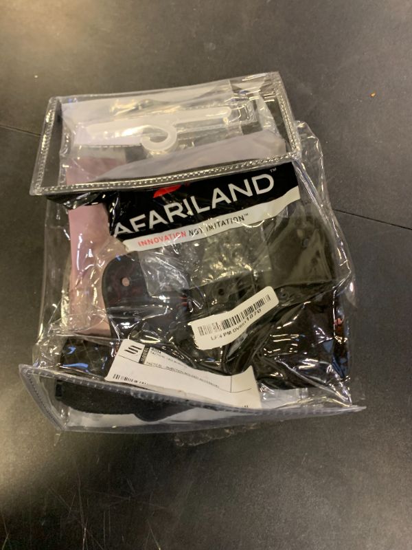 Photo 1 of SAFARILAND Drop Flex Adapter with Single Strap Leg Shroud for Gun Holsters, Assembly Polymer,Black