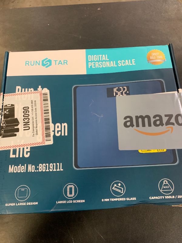 Photo 1 of 550lb Bathroom Digital Scale for Body Weight with Ultra-Wide Platform and Large LCD Display, Accurate High Precision Scale with Extra-High Capacity
