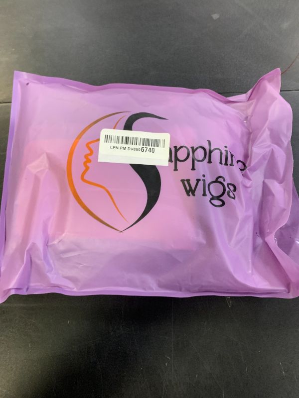 Photo 1 of SAPPHIREWIGS Reddish Brown #350 Color Natural Straight Hairline No-Tangle Natural Hairline 6×13 Big Lace Freedom Part Daily Makeup Easter Gift Synthetic Lace Front Wigs