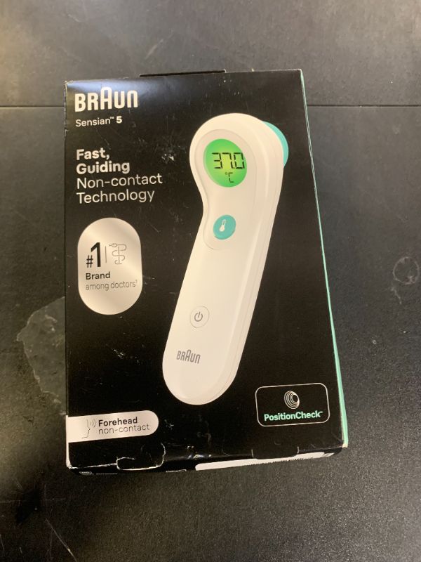 Photo 1 of Braun No Touch and Forehead Thermometer - Touchless Thermometer for Adults, Babies, Toddlers and Kids, Color-Coded Fever Guidance, Fast, Reliable, and Accurate Results, FSA and HSA Eligible