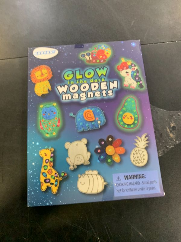 Photo 1 of EAPHANT Crafts for Kids, 15 Art Projects Fun Activities Wooden Magnets to Paint for Party