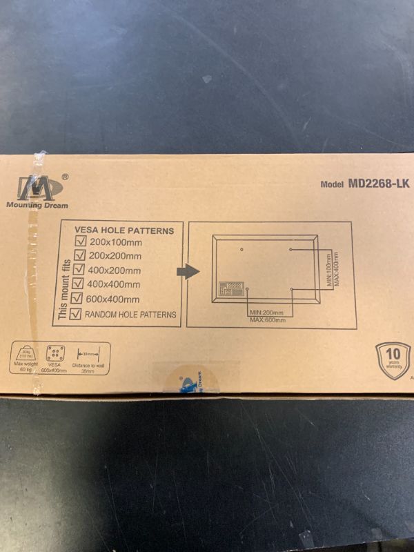 Photo 1 of Mounting Dream UL Listed TV Mount for Most 37-75 Inch TV