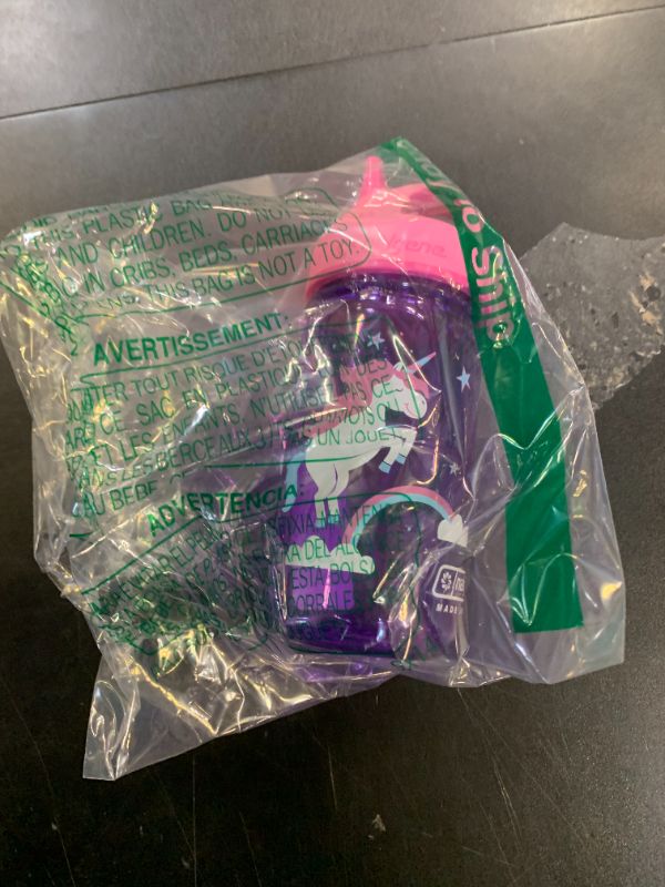 Photo 1 of Nalgene Kids Sustain Grip-N-Gulp Water Bottles Made with Material Derived from 50% Plastic Waste (using ISCC certified mass balance), Leak Proof Sippy Cup, Durable, BPA and BPS Free, Dishwasher Safe