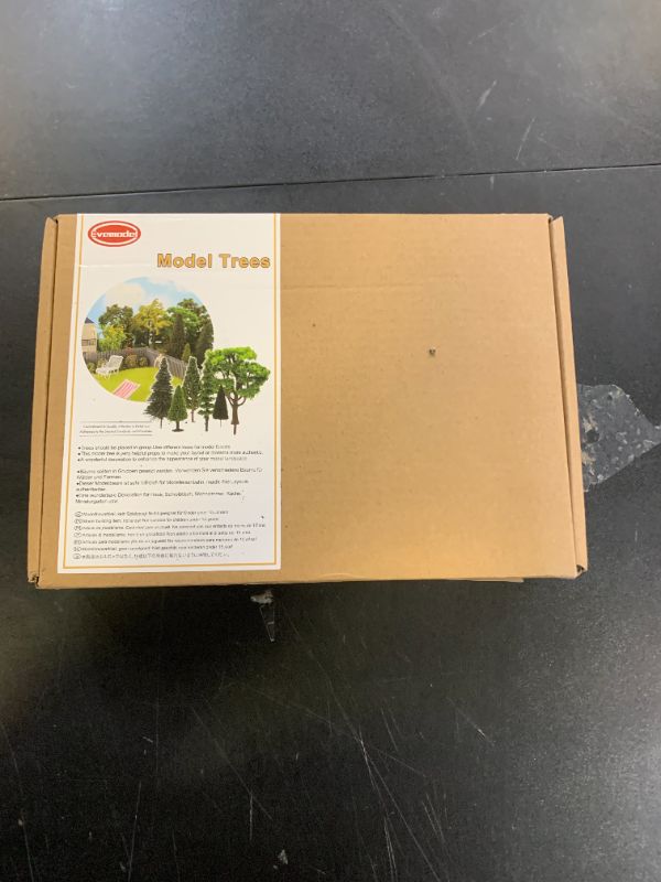 Photo 1 of S0805 50PCS Dark Green Pine Model Cedar Trees 2.05inch (52mm) for Model Railroad Scenery Landscape Layout HO N Scale New (2Inch)